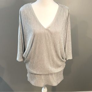 Prelude women’s silver blouse